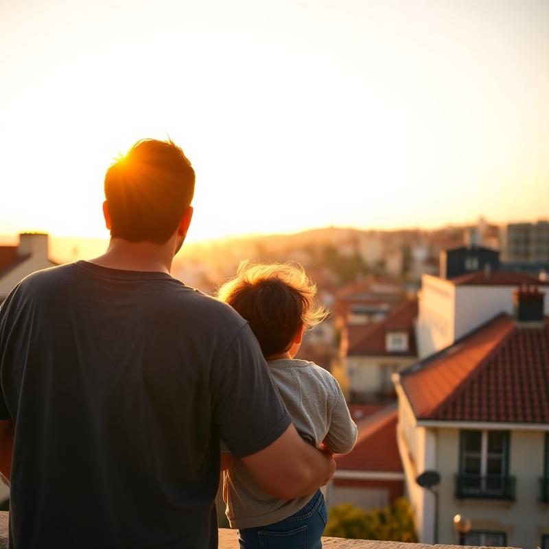 Família brasileira em Portugal